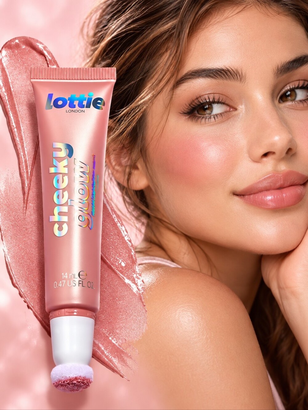 Lottie London Cheeky Glow Liquid Blush - Rosy Pink